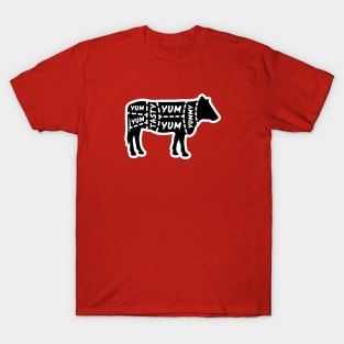 Tasty Cow – Butchers Beef Cuts T-Shirt